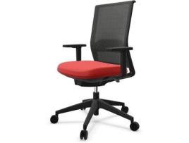 Cadeira de Escritório Operativa  Stay Serie 30 Vermelho (Braços reguláveis - Tecido)
