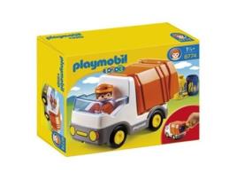 PLAYMOBIL 1.2.3 Camião do Lixo (Idade mínima: 18 meses)