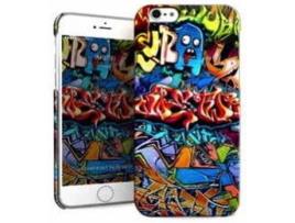 Capa iPhone 6, 6s, 7, 8 I-PAINT Hard Graffiti Multicor
