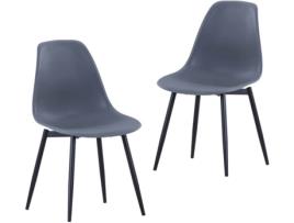 Cadeira  49477 (Cinzento - 42 x 45 x 82 cm - Plástico)