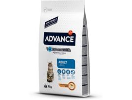 Ração para Gatos ADVANCE (10Kg - Seca - Adulto - Sabor: Frango e Arroz)