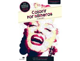 Livro Colorir Por Números - Ícones de Thomas Pavitte