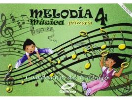 Livro Cuaderno Musica 4ºprimaria. Melodía. Para Galicia de Vários Autores (Espanhol)