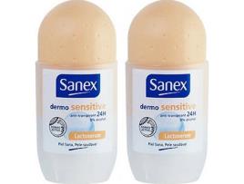 Desodorizante SANEX Sensivel Dermo Roll-On 2 Unidades