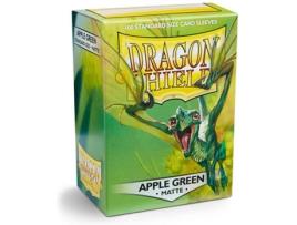 Jogo de Cartas ARCANE TINMEN Dragon Shield Sleeves 100 Apple Green (Inglês - Idade Mínima: 8)