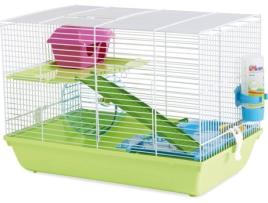 Gaiola para Hamsters (Verde - 46.5x29.5x34cm)