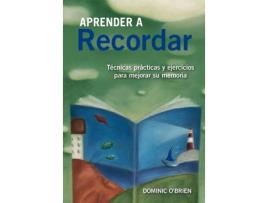 Livro Aprender A Recordar de Dominic O'Brien (Espanhol)