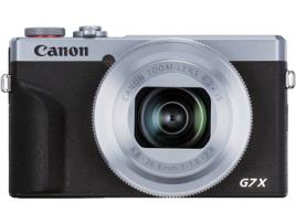 Máquina Fotográfica Compacta CANON Powershot G7X Mark III (Prateado - 20.1 MP - ISO: 125 a 12800 - Zoom Ótico: 4.2 x)