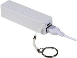Powerbank CLIPSONIC TEA109S (2200 mAh - 1 USB - 1 Micro-USB - Branco)