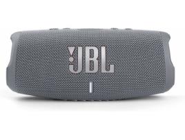 Coluna Bluetooth JBL Charge 5 (40 W - Cinzento)
