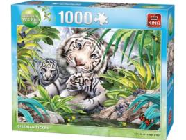 Puzzle 2D  Siberian Tiger (1000 peças)