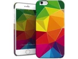 Capa iPhone 6, 6s, 7, 8 I-PAINT Hard Rainbow Multicor