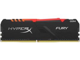 Memória RAM DDR4 KINGSTON HyperX Fury (1 x 8 GB - 3600 MHz - CL 19 - RGB)