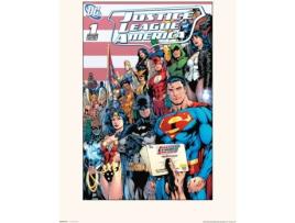 Print DC COMICS 30X40 Cm Justice League Of America Vol 2 No.1