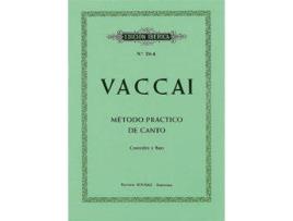 Livro Método De Canto (Contralto Y Bajo) de Nicola Vaccai (Espanhol)
