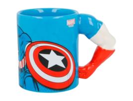 Caneca STOR 3D Brazo Capitan America Marvel