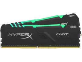 Memória RAM DDR4  HyperX Fury (2 x 8 GB - 3600 MHz - CL 19 - RGB)
