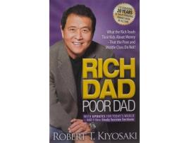 Livro Rich Dad Poor Dad de Robert T Kiyosaki (Inglês - 2017)