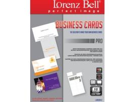 Cartões de Visita LORENZ BELL LB6200 (86 x 54 mm - 10 folhas - Branco)