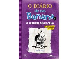 Livro O Diário de um Banana 5: A Verdade Nua e Crua de Jeff Kinney (Português - 2011)