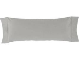 Fronha de Almofada  Casual (Cinzento - 100% Algodão - 45x155 cm)