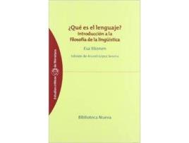 Livro Que Es El Lenguaje de Esa Itkonen