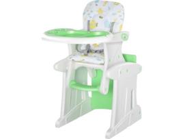 Cadeira de Bebé Ajustável HOMCOM 420-008GN Verde (57x59x105 cm)