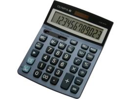 Calculadora Básica  LCD 6112 Cinzento (12 dígitos)