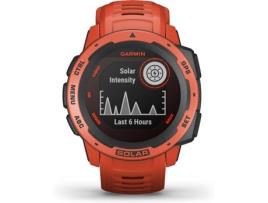 Smartwatch Garmin Instinct Solar Vermelho Fogo