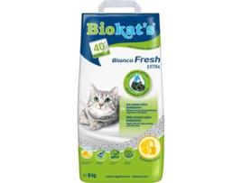 Areia para Gatos BIOKATS Bianco Fresh Extra 8Kg
