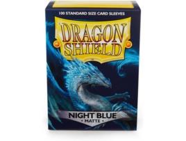Conjunto de 100 Capas para Cartas DRAGON SHIELD Azul Noite
