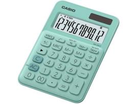 Calculadora Básica CASIO MS-20UC-GN Verde (12 dígitos)