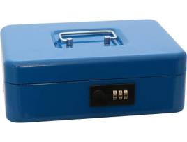 Cofre BTV Mod. Lock 250 Azul (250x180x90mm - Aço)