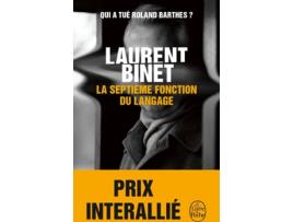 Livro La Septieme Fonction Du Langage de Laurent Binet