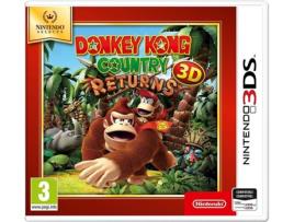 Jogo  3DS Selects Donkey Kong Country Returns 3D
