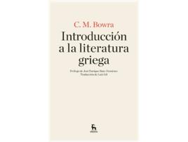 Livro Introducción A La Literatura Griega de Bowra, C.M.