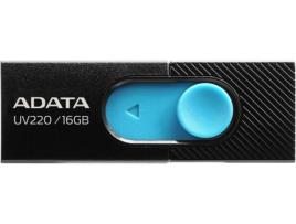Pen USB ADATA UV220 16GB Azul e Preto