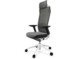 Cadeira Executiva ACTIU Tnk Flex White & Black (67,5 x 67,5 x 110,5 - 127,5 cm)