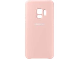 Capa  Galaxy S9 Silicone Rosa