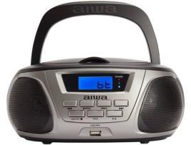 Rádio Boombox AIWA Bbtu-300Bk (Bluetooth)