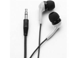 Auriculares com Fio  BOLT  (In Ear - Microfone  - Branco)