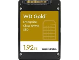 Disco SSD Interno WESTERN DIGITAL WD Gold (2 TB - U.2 - 3100 MB/s)