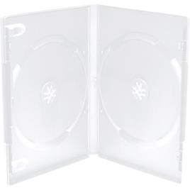 Capa DVD  2 Discos 14mm Transparente Pack de 100 UNID
