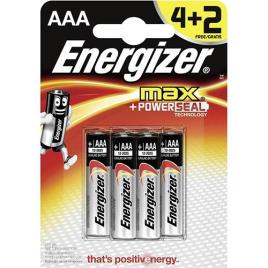 Energizer Pilhas AAA MAX BL 4+2