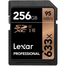 Cartão de Memória SDXC Lexar Profissional - 633x - 256GB