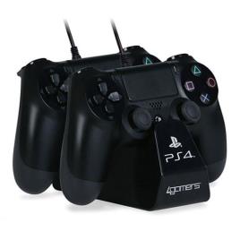 Twin Play & Charge - Preto - PS4