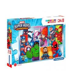 Puzzle Maxi Marvel Super Hero 24 Peças