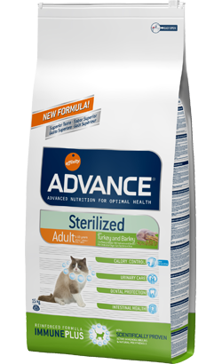 Advance Cat Sterilised Turkey & Barley