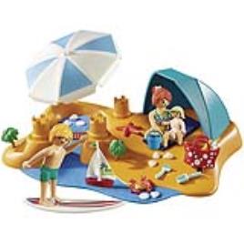 Playset Family Fun - Family On The Beach Playmobil 9425