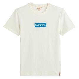 Superdry T-shirt de gola redonda, Core Logo Workwear